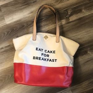 Kate Spade canvas tote